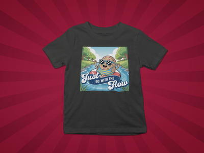Just Go With The Flow Kids Tee