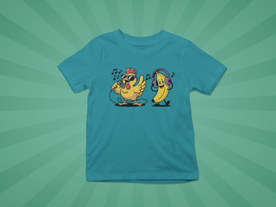 Chicken Banana Kids Tee