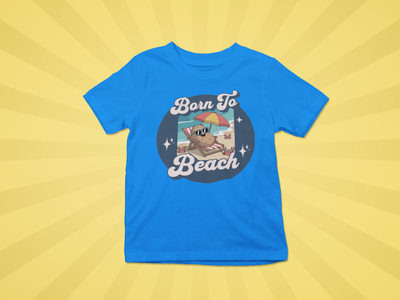 Born To Beach Kids Tee