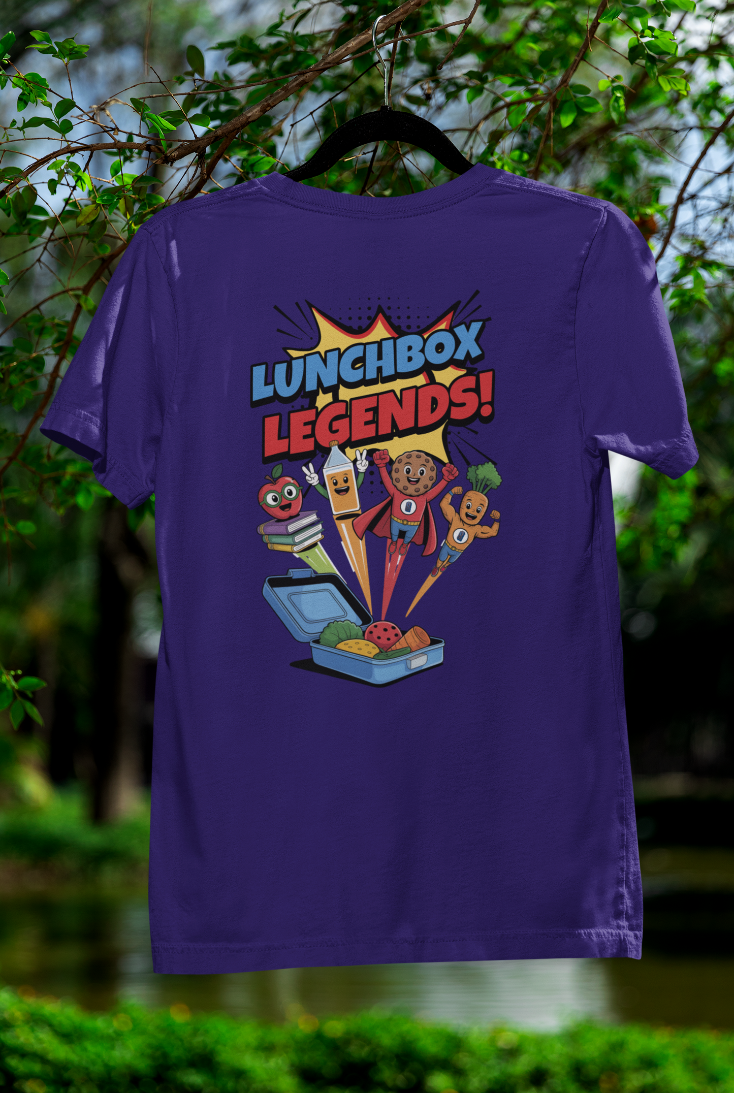Lunchbox Legends Tee – Where Snack Heroes Are Bread