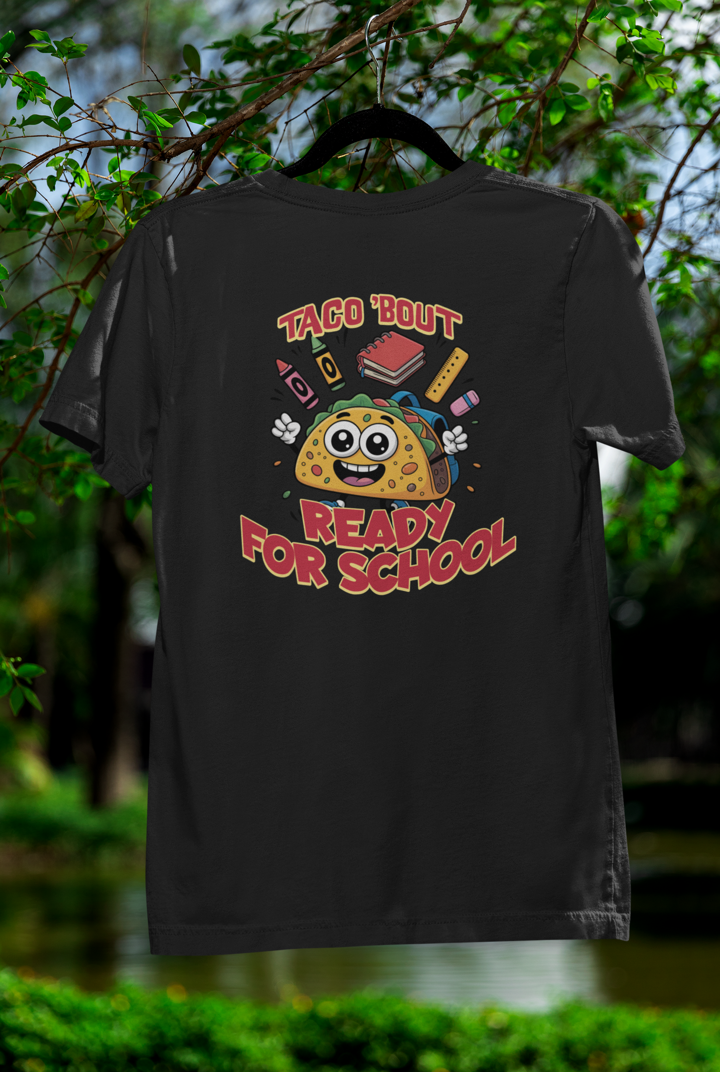 Taco ‘Bout Ready For School Tee – Playful Cartoon Style for Back-to-School Fun
