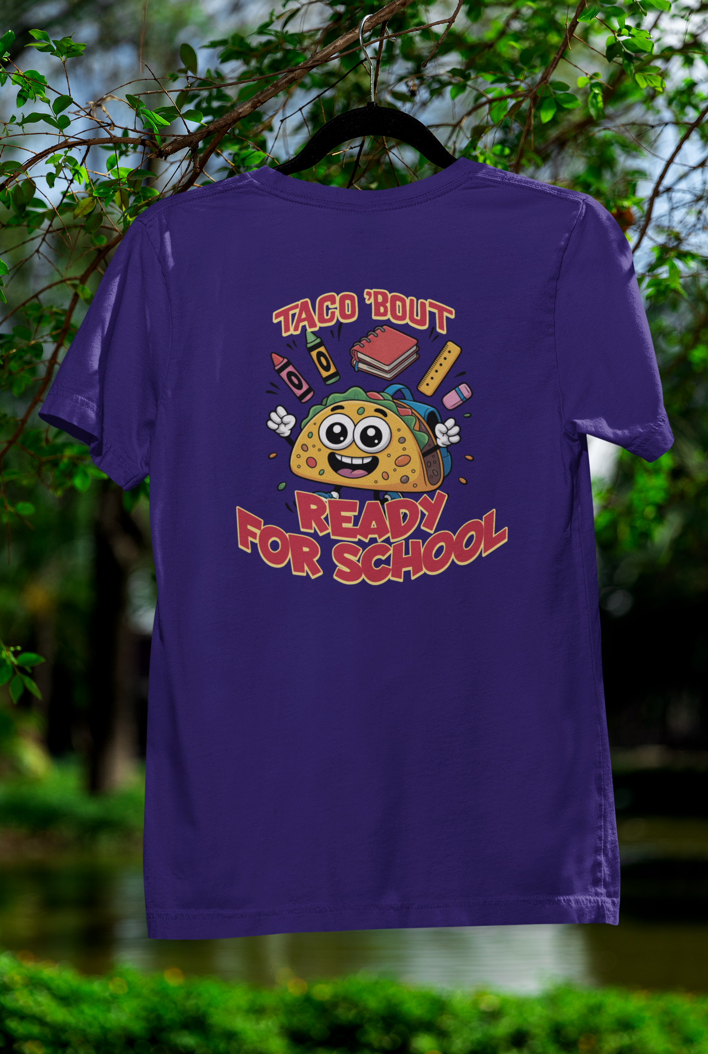 Taco ‘Bout Ready For School Tee – Playful Cartoon Style for Back-to-School Fun