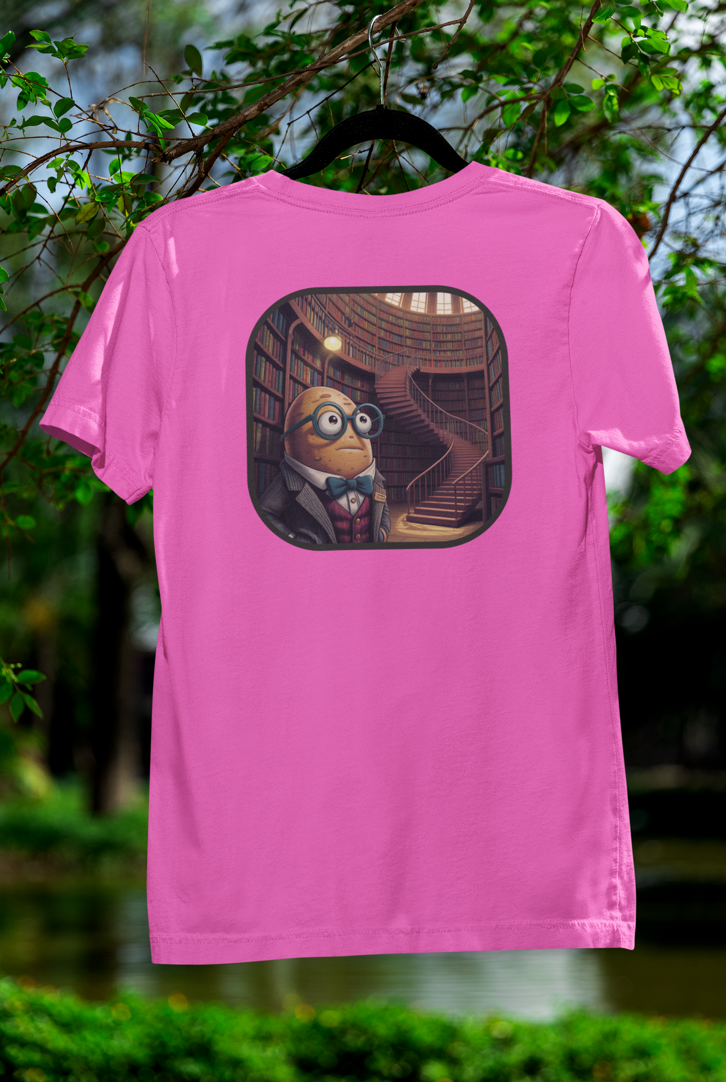 Lost in the Library: Plot Twist Edition Tee – Whimsical Bookworm Style for Back-to-School
