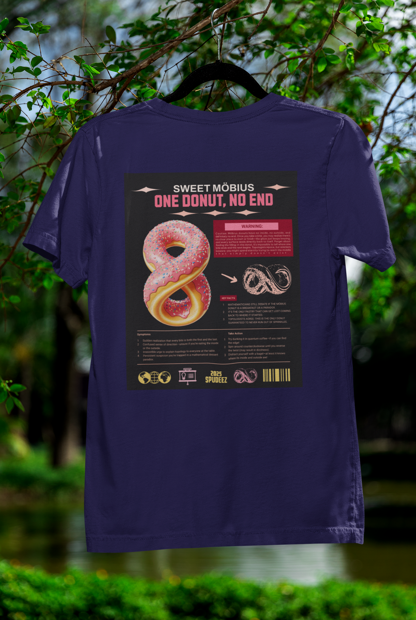 Sweet Möbius Donut: The Infinite Snack Poster Tee