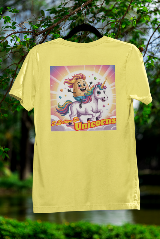 I Believe In Unicorns Tee – Magical Cartoon Style for Dreamers