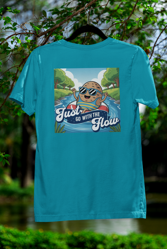 Just Go With The Flow Tee – Laid-Back Summer Style for Adventure Lovers