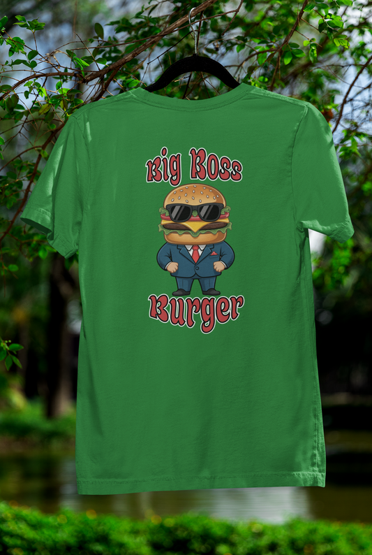 Big Boss Burger Tee – The Head Honcho of Burger Style