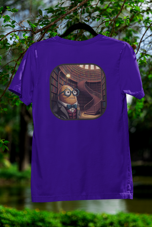Lost in the Library: Plot Twist Edition Tee – Whimsical Bookworm Style for Back-to-School
