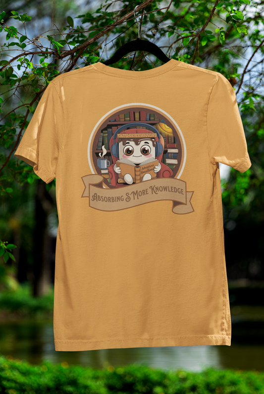 Absorbing S’more Knowledge Tee – Snackin’ on Smarts & Sweet Style
