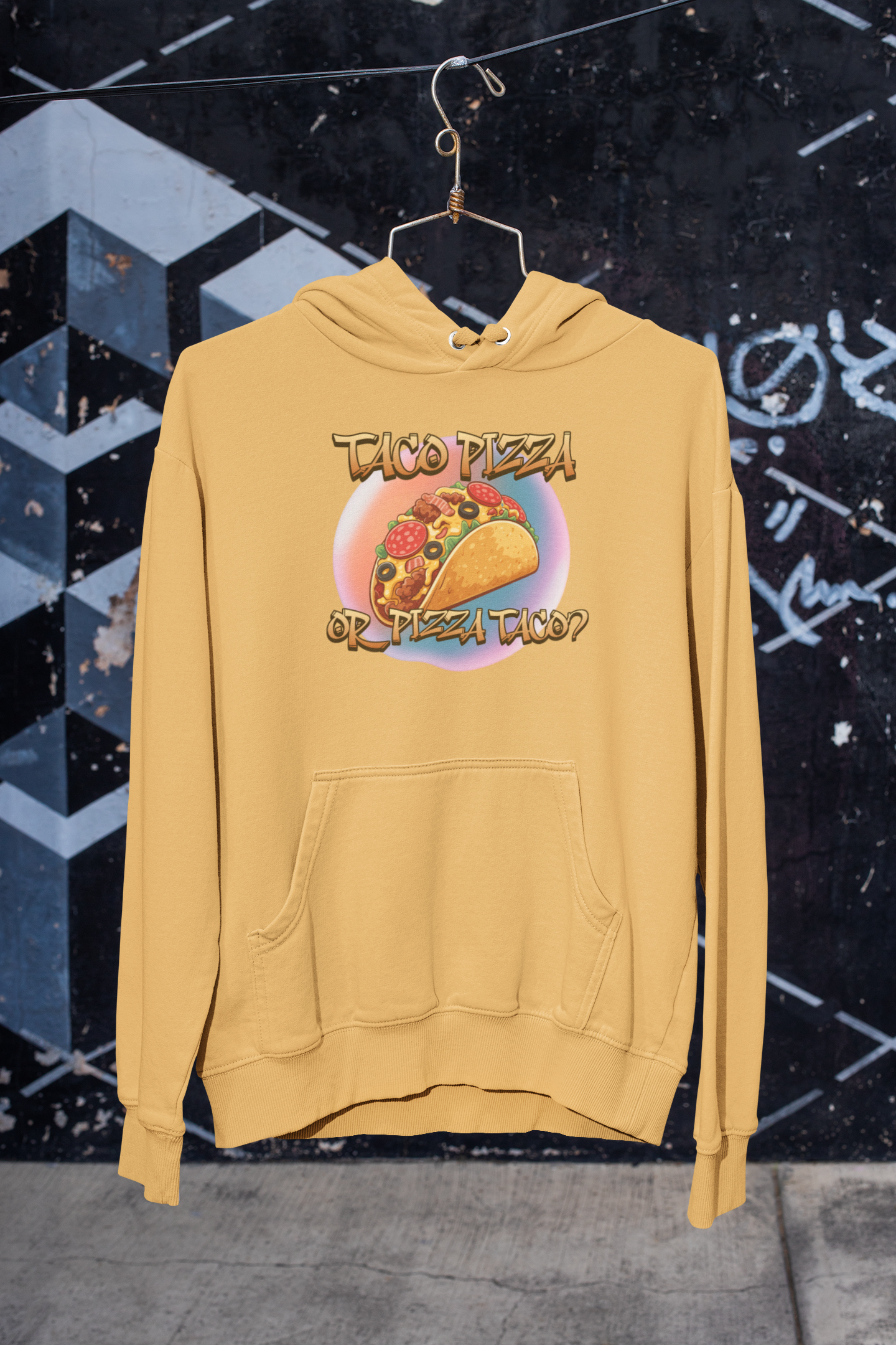 The Great Taco Pizza Debate Hoodie