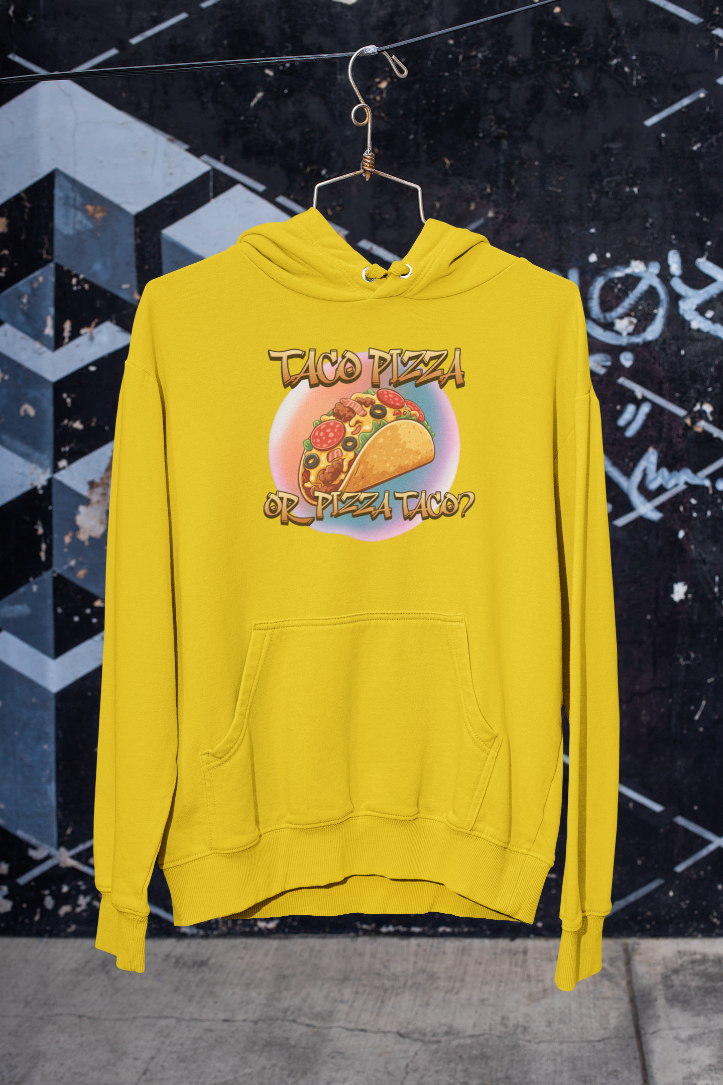 The Great Taco Pizza Debate Hoodie