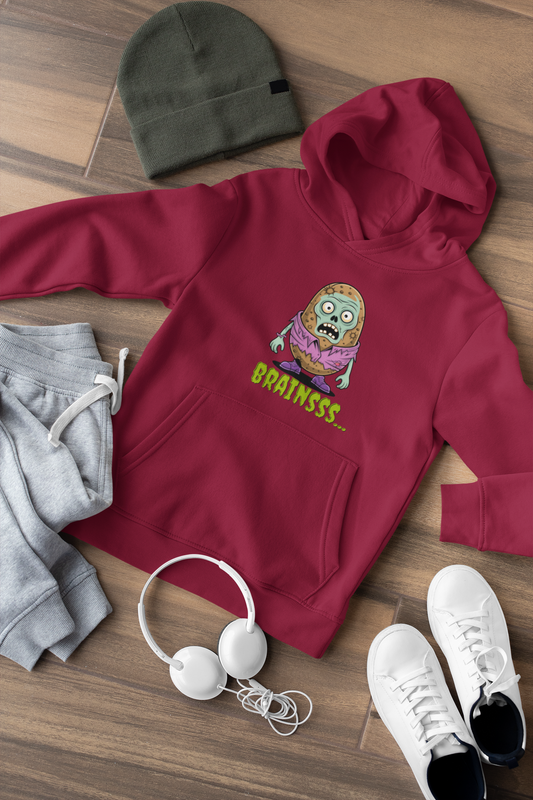 Zombie Brains Kids Hoodie
