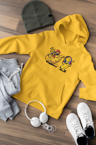 Chicken Banana Kids Hoodie