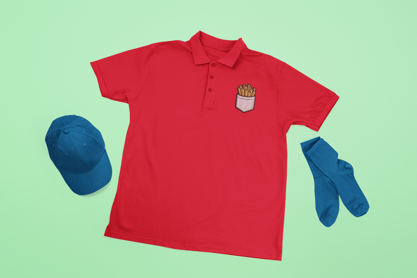 Pocket Fry Kids Polo Shirt
