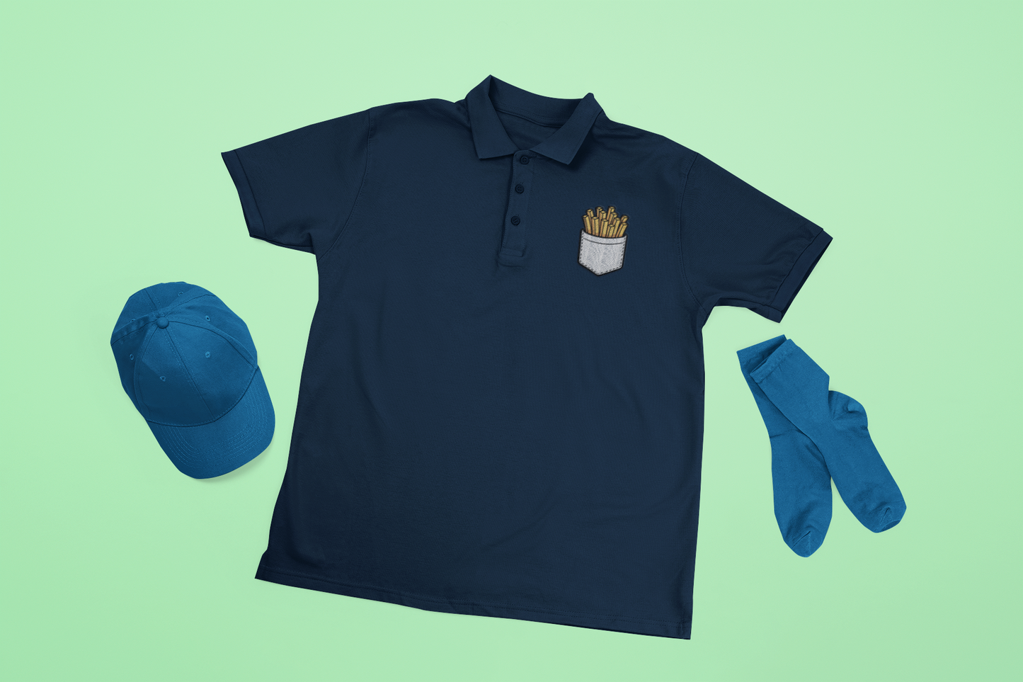 Pocket Fry Kids Polo Shirt