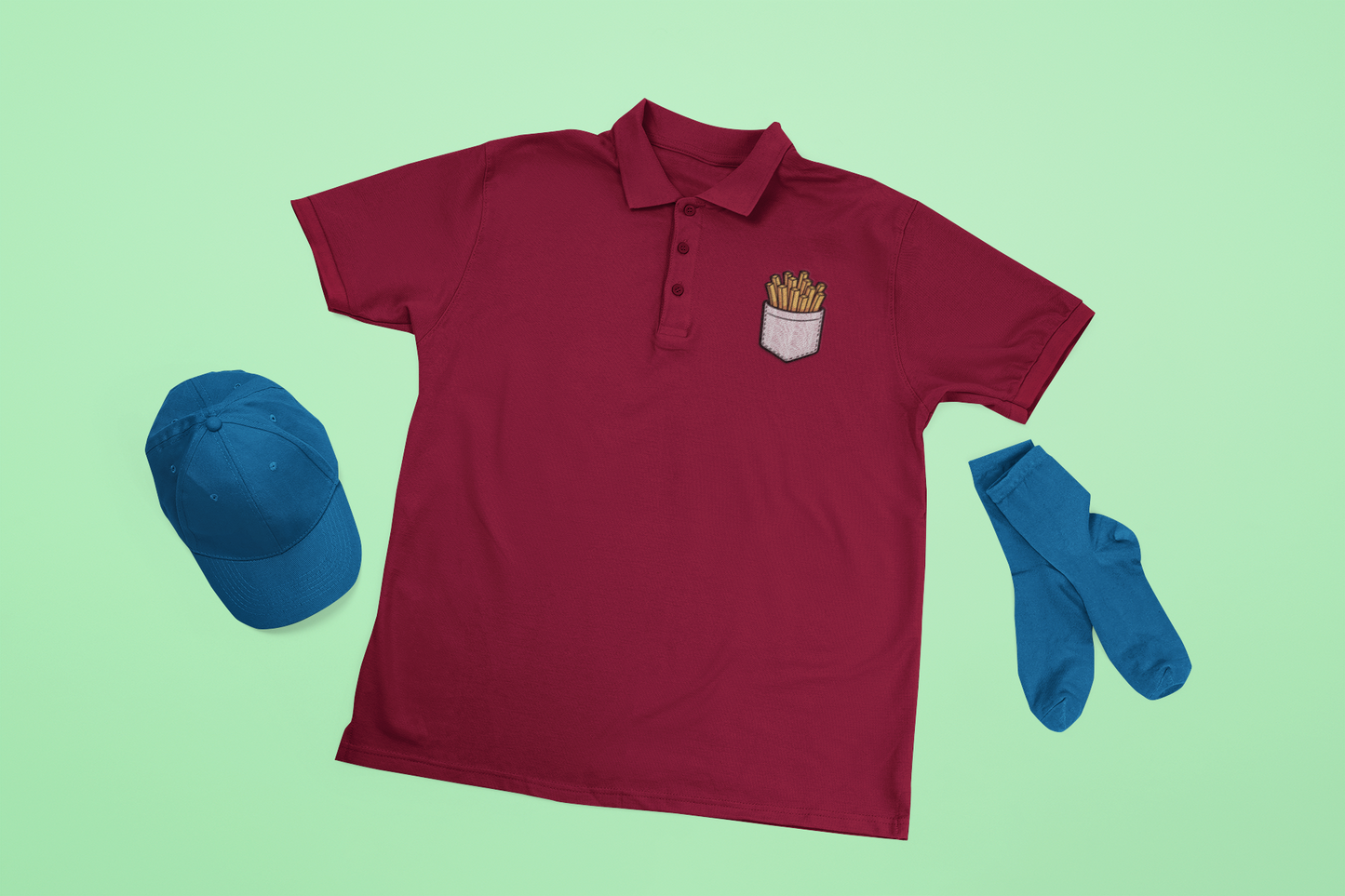 Pocket Fry Kids Polo Shirt