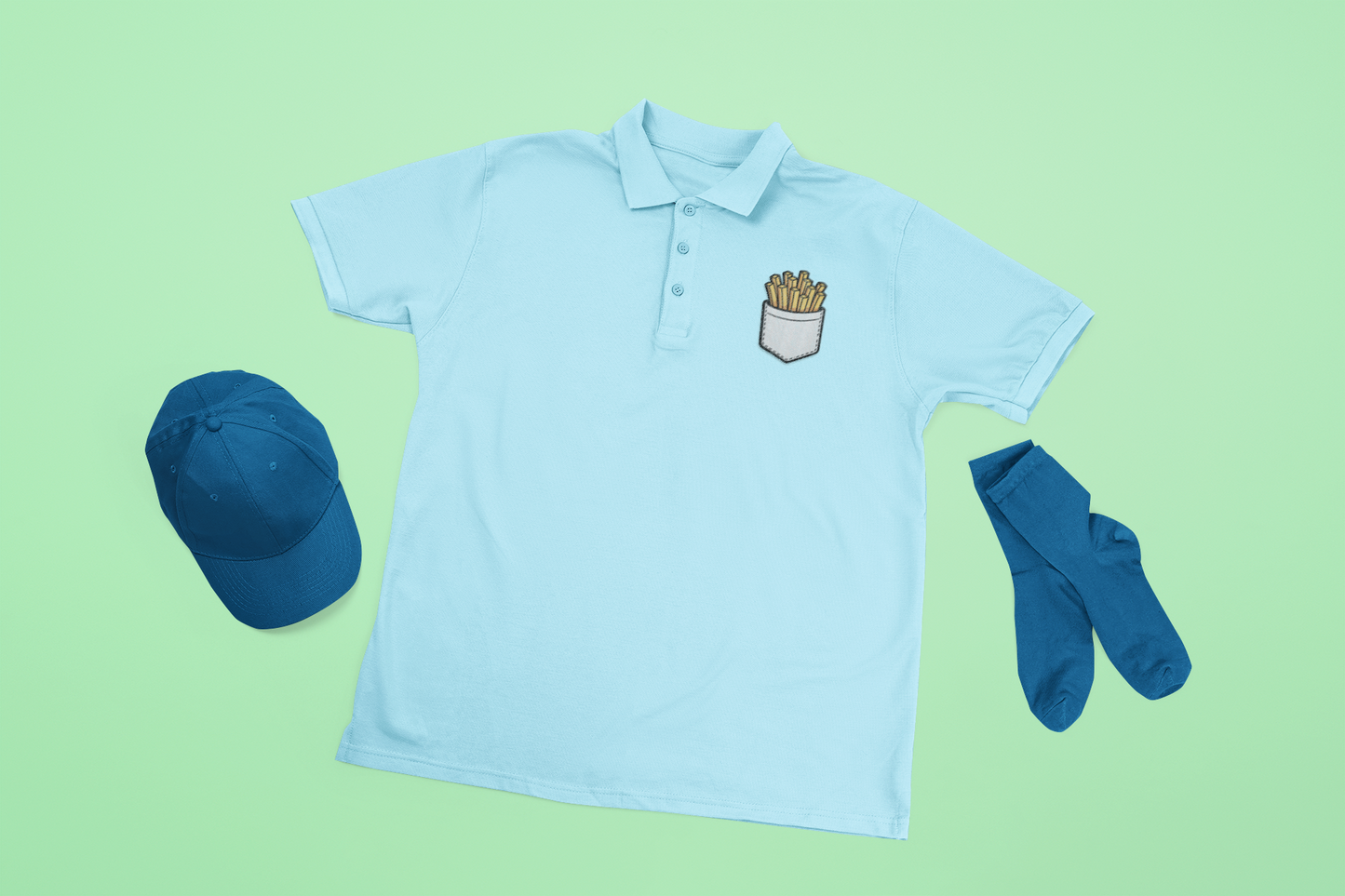 Pocket Fry Kids Polo Shirt