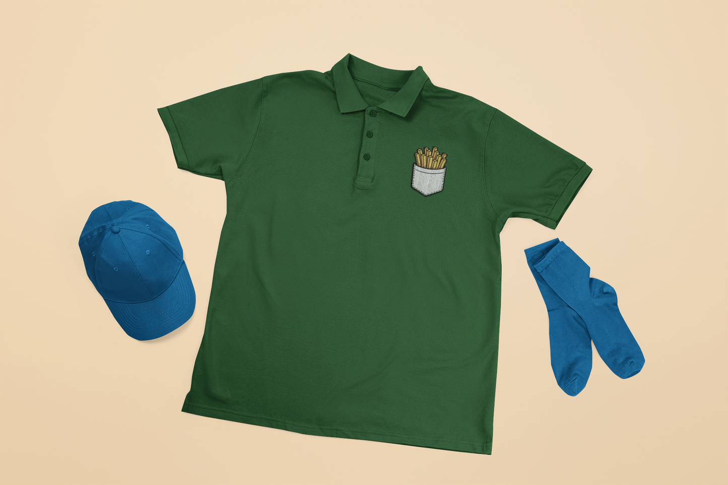 Pocket Fry Kids Polo Shirt
