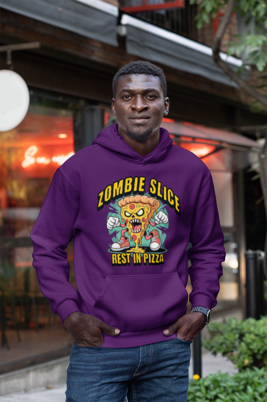 Rest In Pizza Zombie Hoodie