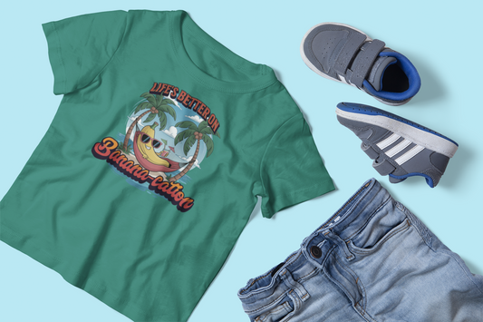Life's Better On Banana-cation Kids Vacation Tee