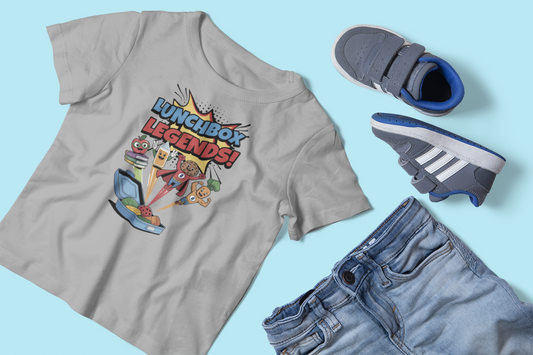 Lunchbox Legends – Snacktime Superhero Kids Tee