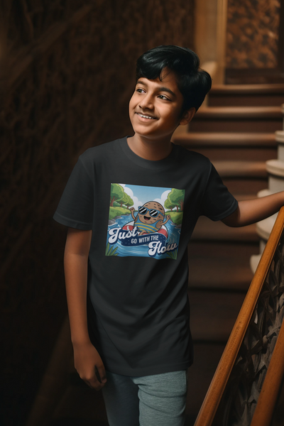Just Go With The Flow Kids Tee