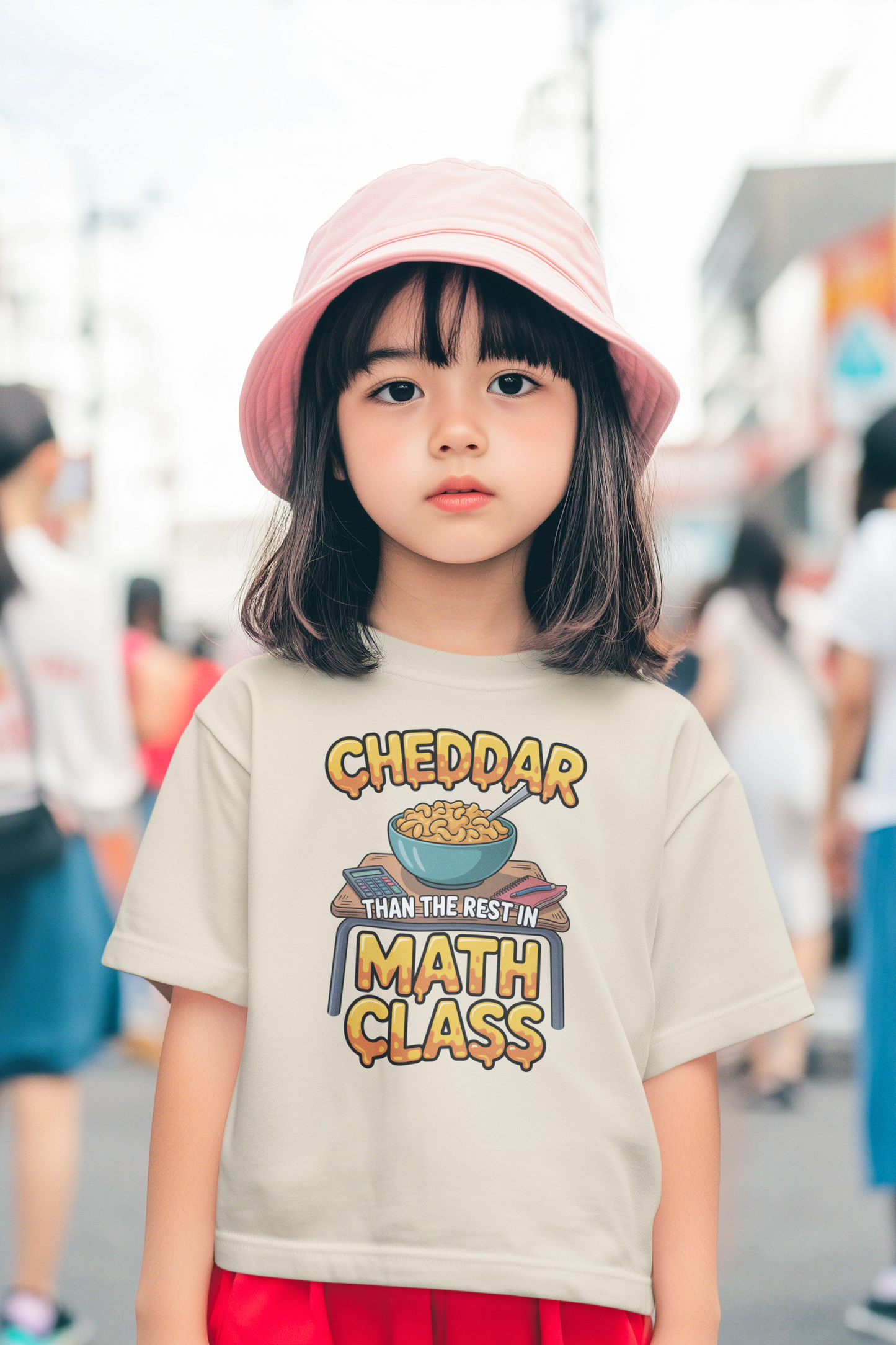 Cheddar Than The Rest In Math Kids Tee