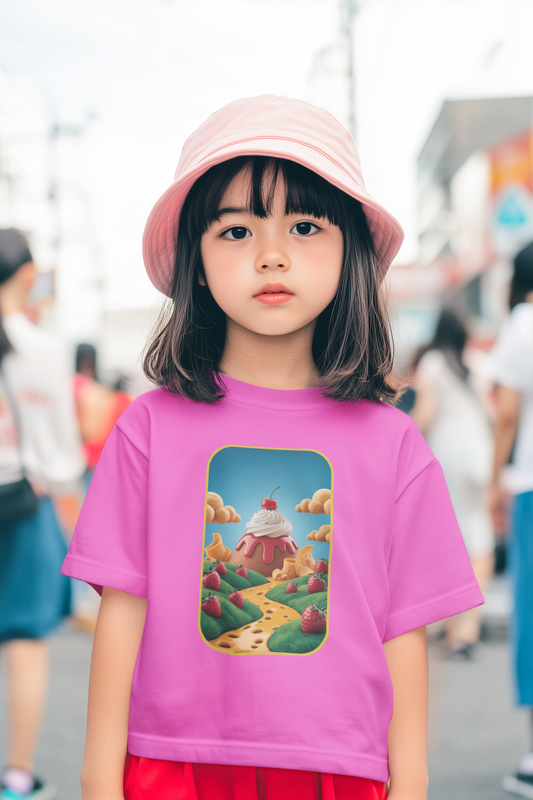 Strawberry Sundae Dreamscape Kids Tee