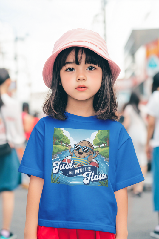 Just Go With The Flow Kids Tee
