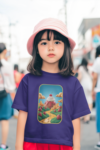 Strawberry Sundae Dreamscape Kids Tee